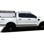 GZ5 - Canopy With Slat Rack — Aluminium Bakkie Canopy Combo