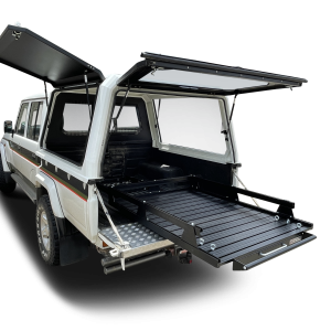 Toyota Land Cruiser Double Cab Loadslider - Bakkie Slide / Cargo Tray + Rail