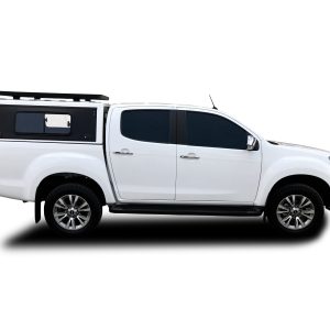 GZ3 - Canopy With Speed Rack & Side Windows — Aluminium Bakkie Canopy Combo